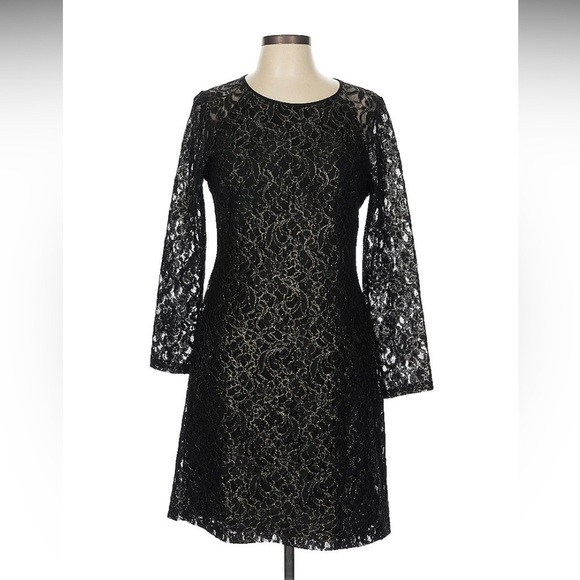 NWT || TOMMY HILFIGER Black Cocktail Dress in Women’s Size 16 - Picture 1 of 8